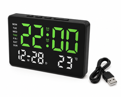 Reloj despertador digital LED GH0722