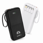 Power Bank Ironbat 20.000 mAh — hasta 22.5W con cables integrados