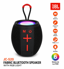 Parlante Bluetooth JBL JC-520 Portátil con Luces RGB