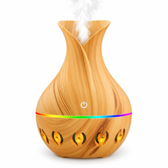 Humidificador Ultrasónico de Aromas FT-036B 200 ml con Luz Nocturna