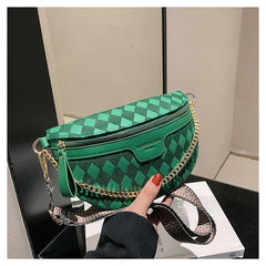 Riñonera de celosía rómbica