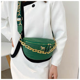 Riñonera de PU con Patrón de Cocodrilo