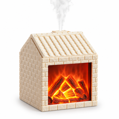 Humidificador de Aire con Efecto Chimenea y Luz Nocturna 200 ml SX-E334