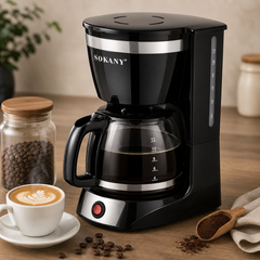 Cafetera SOKANY CM-108S de Goteo 12 Tazas
