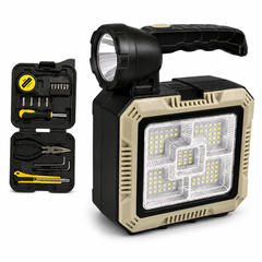 Lámpara Solar Portátil LED 7739-L con Kit de Herramientas