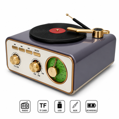 Parlante Bluetooth Retro MEIER MD-1217BT con Radio, USB, TF y AUX