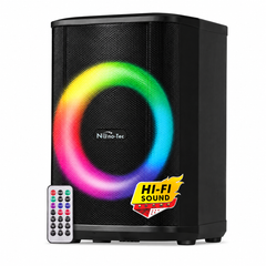 Parlante N@no-Tec NT-P2474 de 4.5" con Karaoke, Bluetooth, USB y Radio