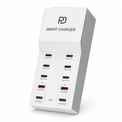 Multipuerto Inteligente 10 en 1 PD 50W con Puertos USB-C