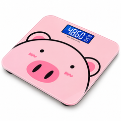 Báscula Digital de Baño Diseño Cerdito Rosa