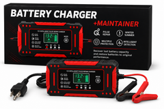 Cargador Inteligente de Baterías 12V con Reparación por Pulsos