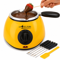 Fondue Eléctrico para Chocolate con Control de Temperatura