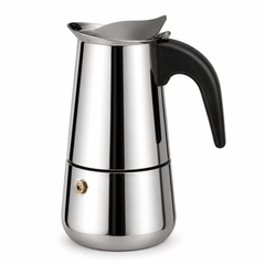 Cafetera Moka Italiana de Acero Inoxidable 9 Tazas